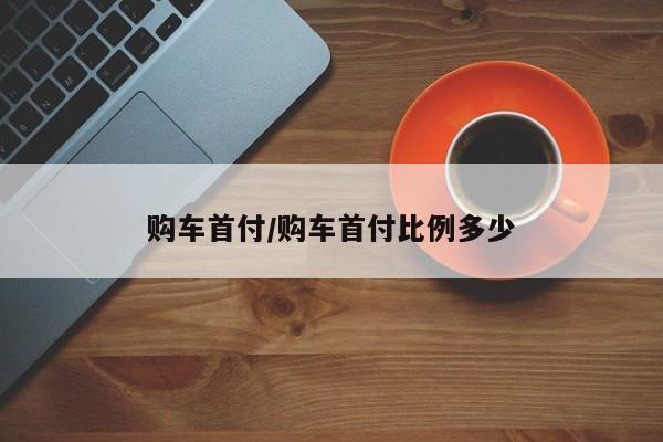 购车首付/购车首付比例多少